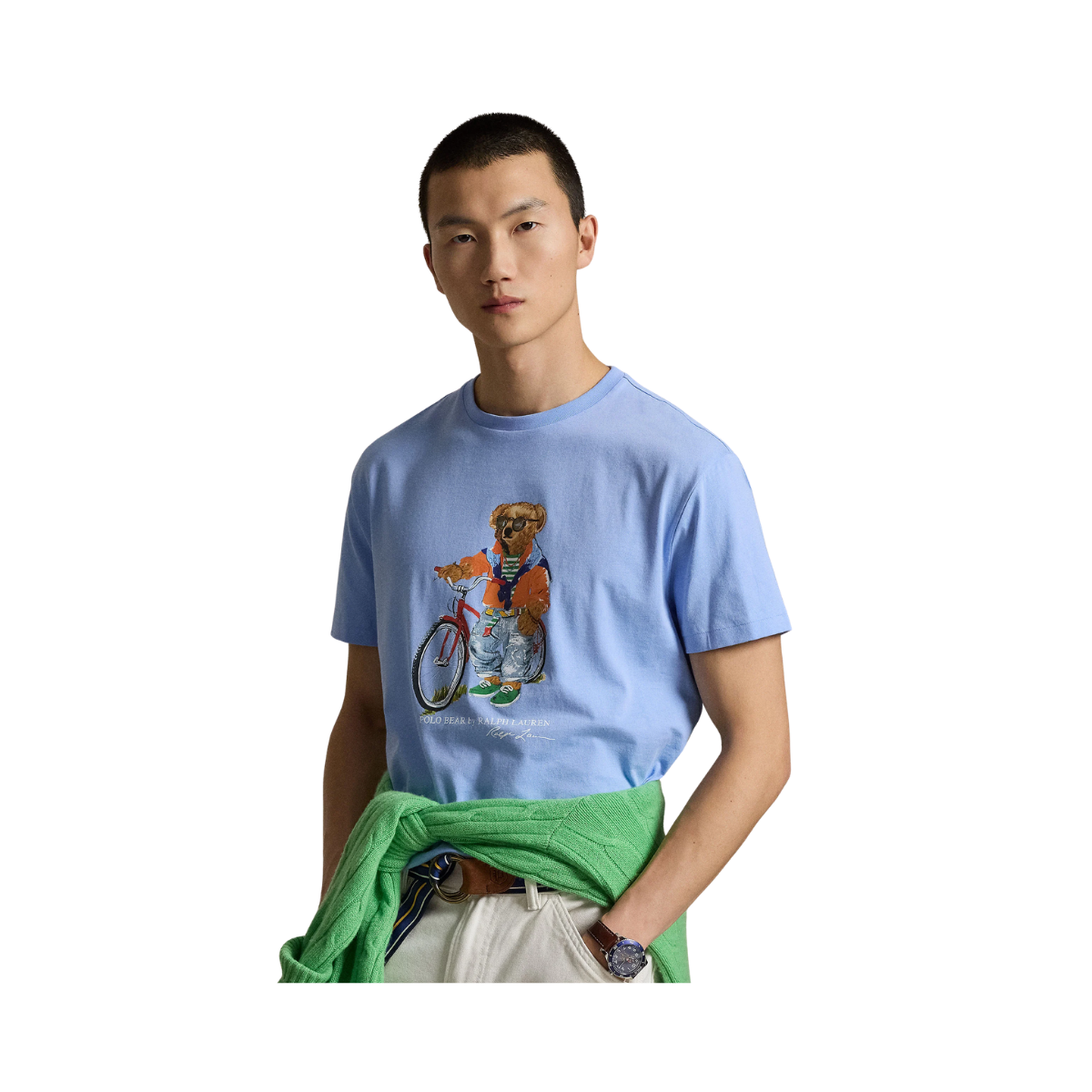 Knit T-Shirt - Austin Blue Summer Bear