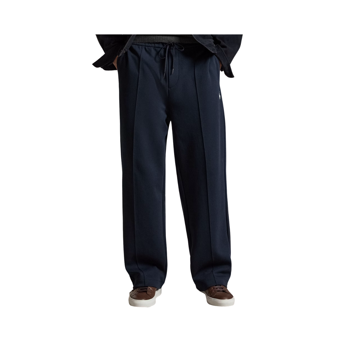 Knit Wide Leg Pants - Aviator Navy