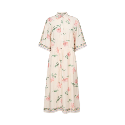 MMBunno Big Orchid Dress - Ecru