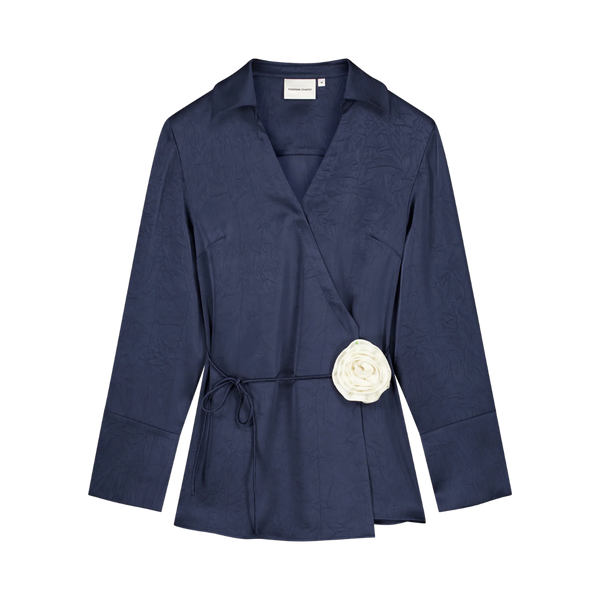 Emma Blouse - Maritime Blue