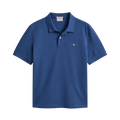 Shield SS Pique Polo - VINTAGE BLUE