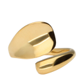 Ring Hollow Os - Gold