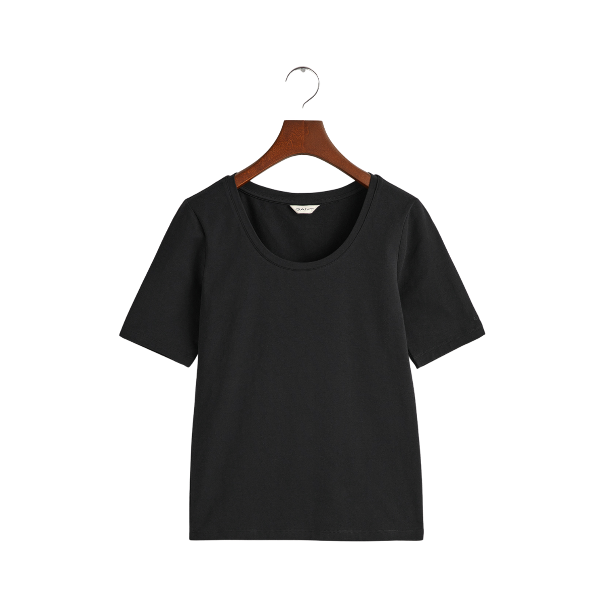 Scoop Neck Top - Black