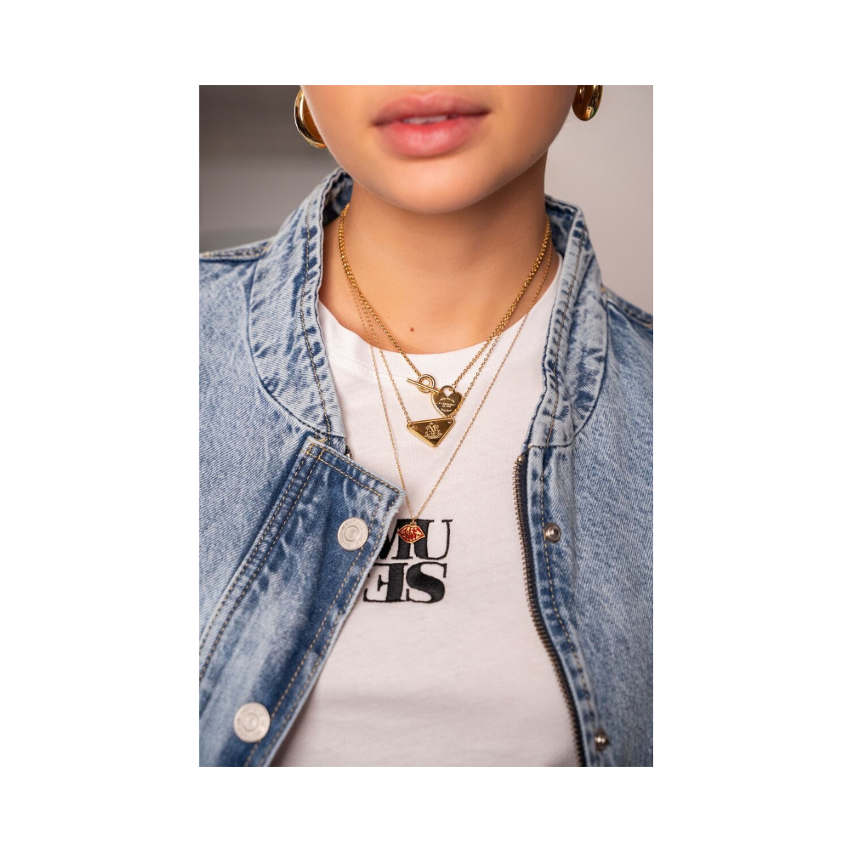 Ketting Candy Couture Hart - 1200 Gold