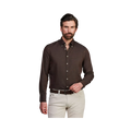 Solid Flanel Shirt - Brown