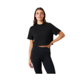 Studio Oversized Cropped T-Shirt - Black Beauty
