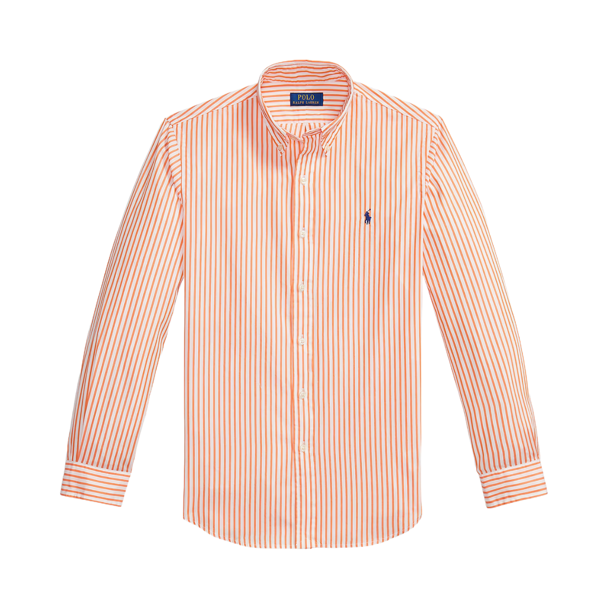 Woven Sport Shirt - White Kona Orange