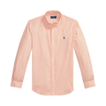 Woven Sport Shirt - White Kona Orange