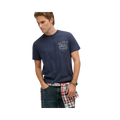 Industrial Relaxed Tee - 1AV Dark Indigo Blue Marl