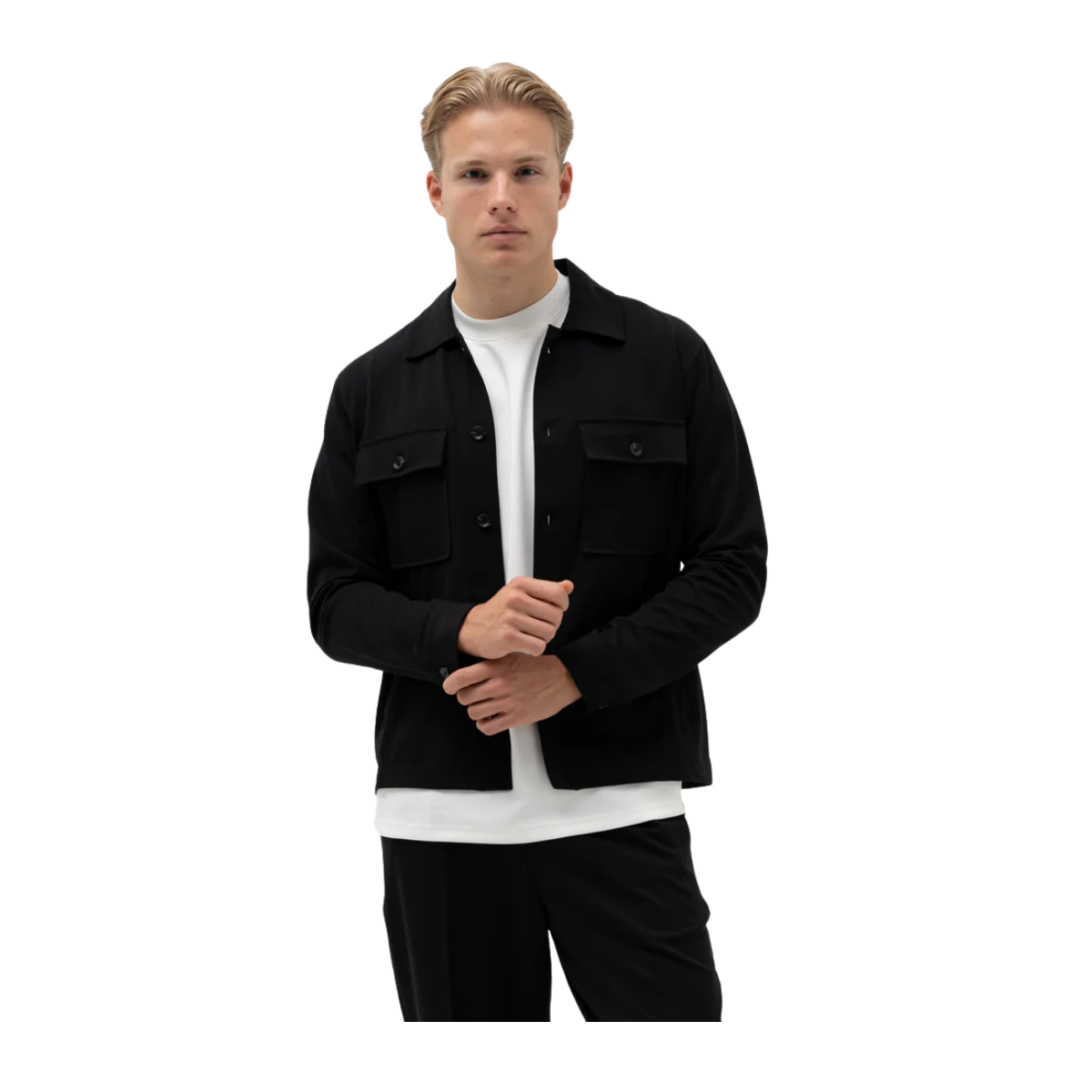 Rio Lux Overshirt - 02 Black