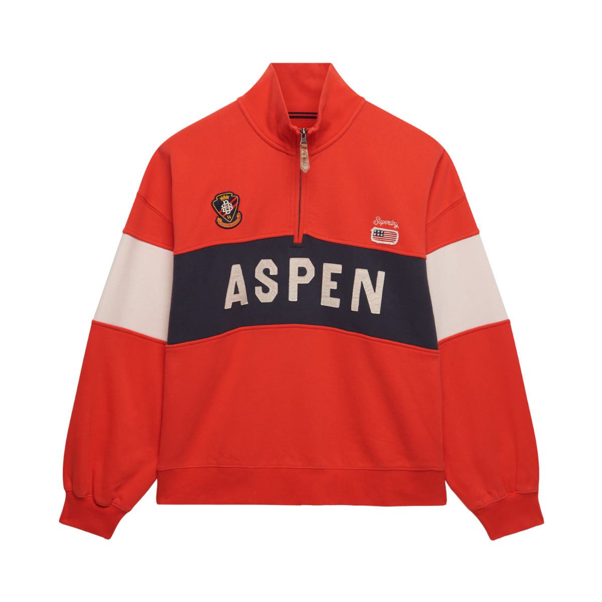 Preppy Ski Half Zip - OMG Apple Red