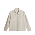 Julius Drape Linen Overshirt - Moonbeam