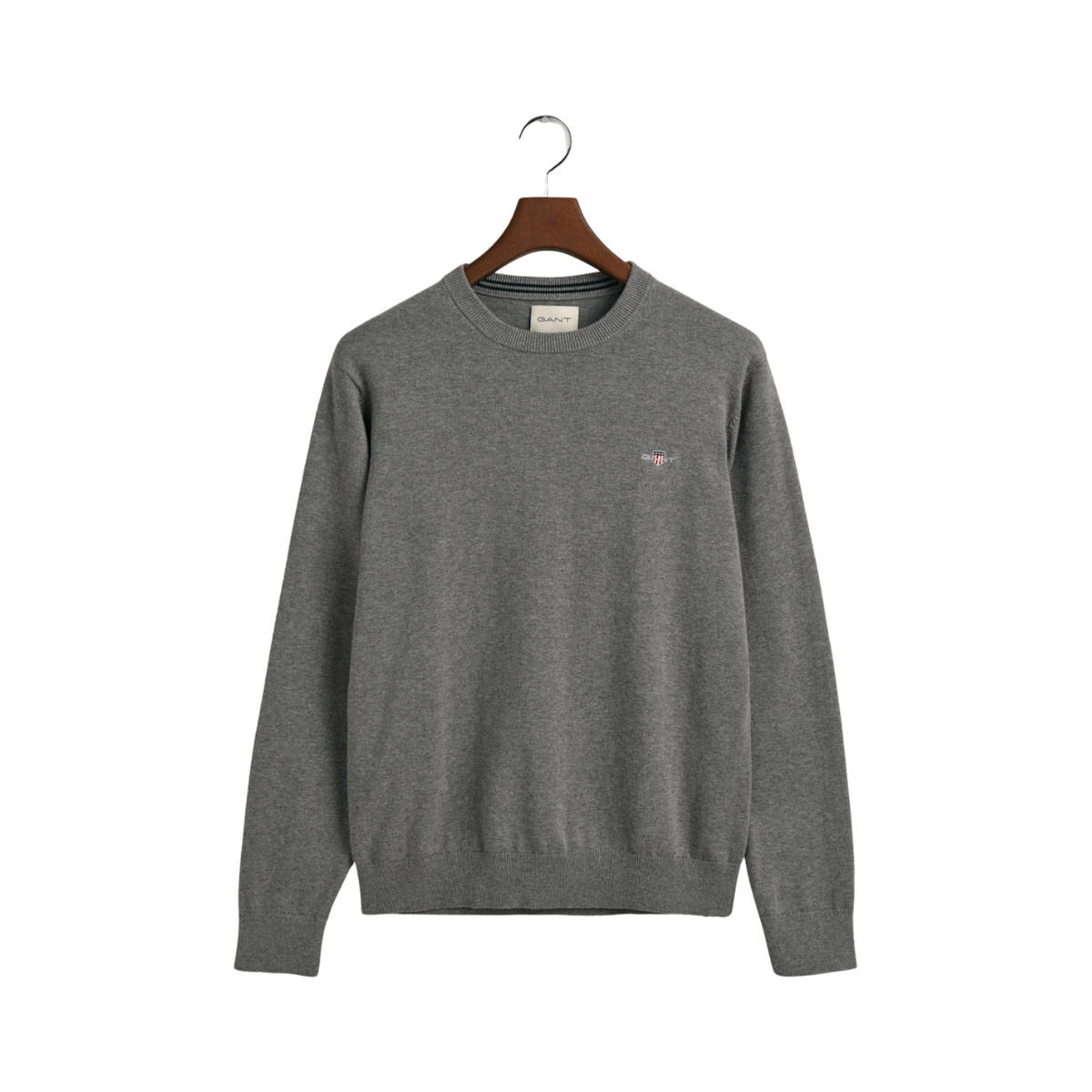 Classic Cotton C-Neck - Grey