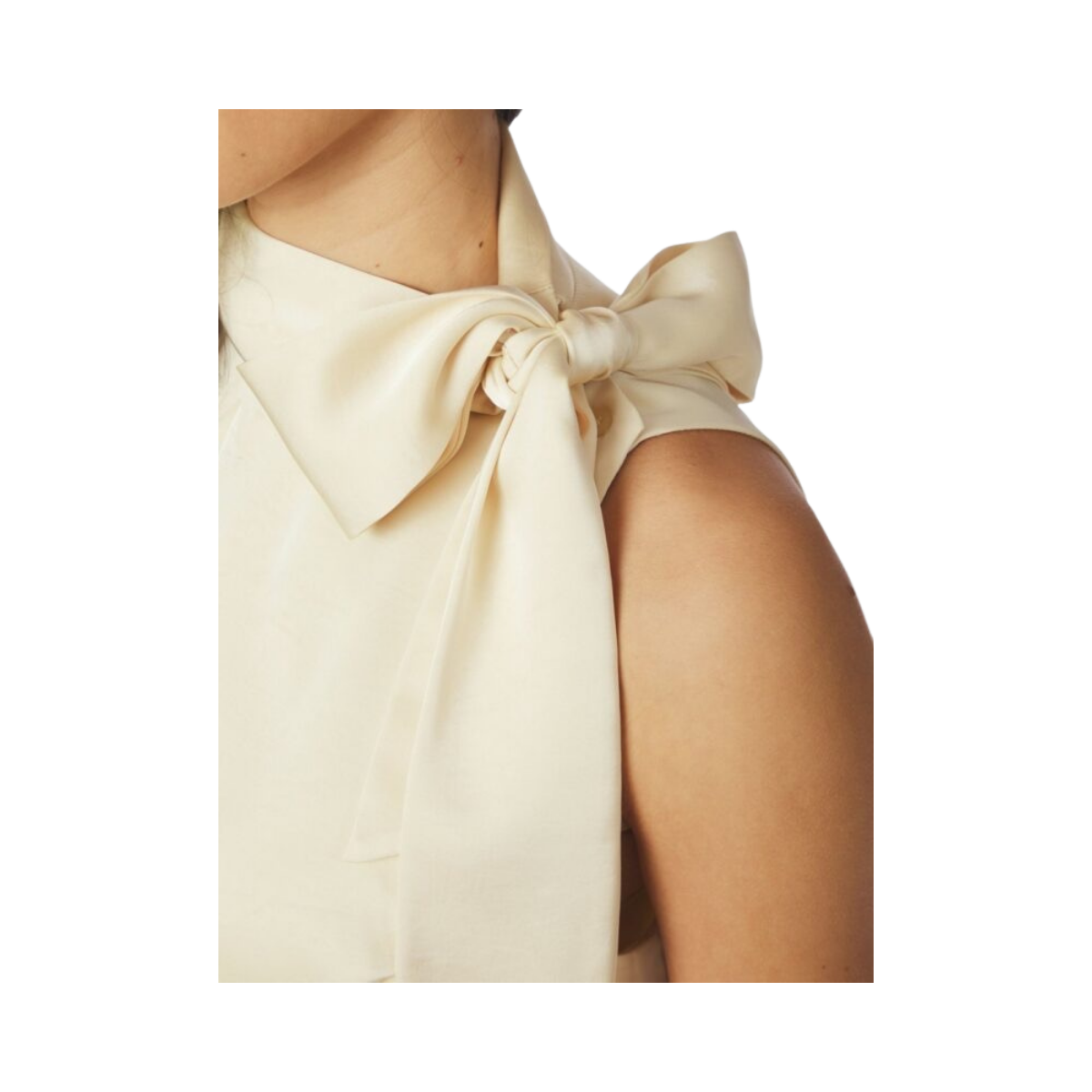 Veda Heavy Sateen Top - Light Yellow