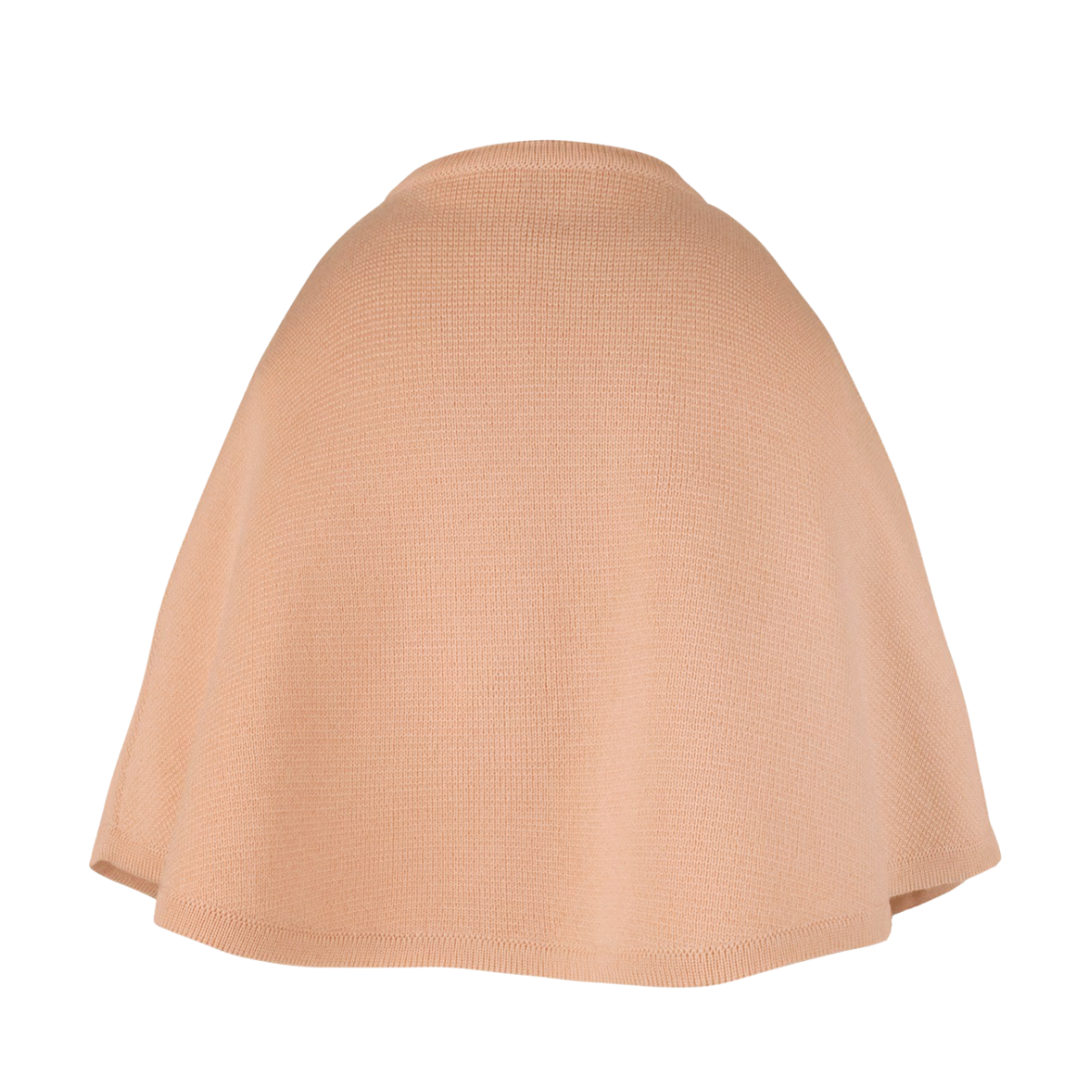 Ines Poncho Knitted - Orange