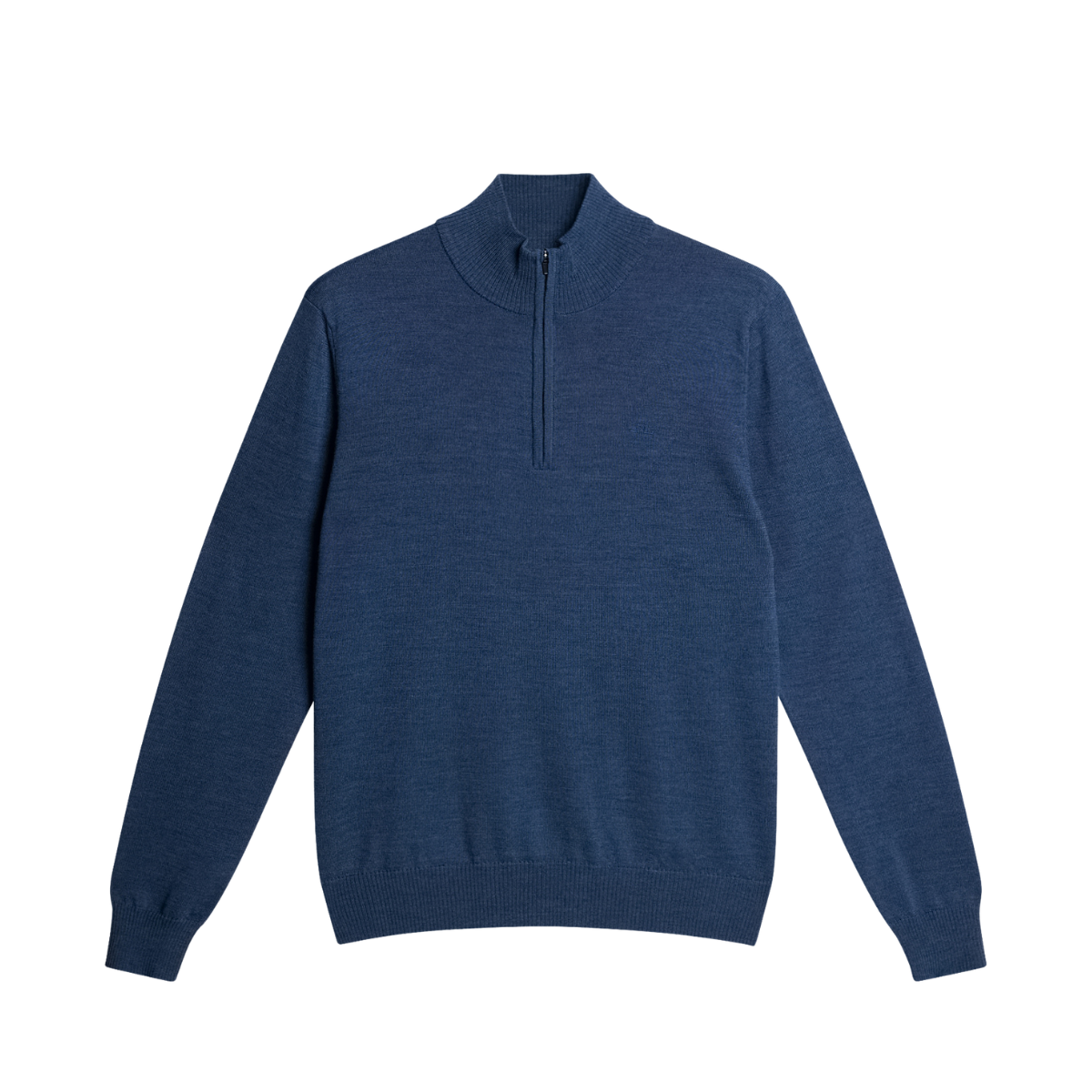 Kiyan Merino Quarter Zip - Vintage Indigo Melange