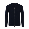 Cashmere Blend Hoodie - Navy