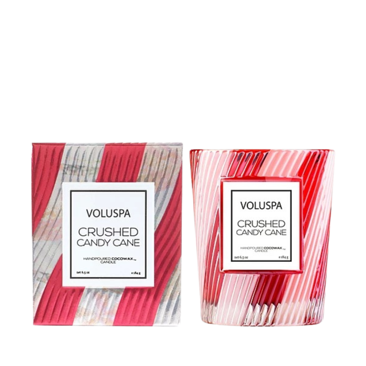 Classic Candle - 6 Crushed Candy Cane
