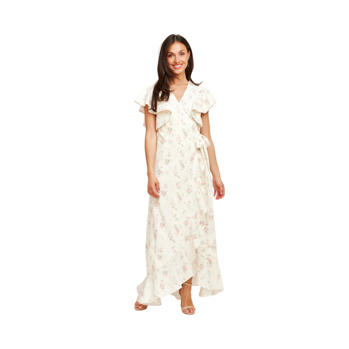 Shauni Dress - Pink Flowers