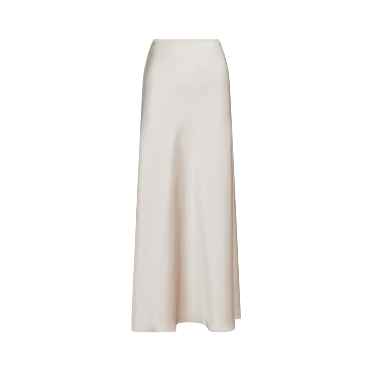 Vicky Heavy Sateen Skirt - Beige