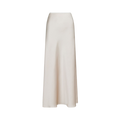 Vicky Heavy Sateen Skirt - Beige