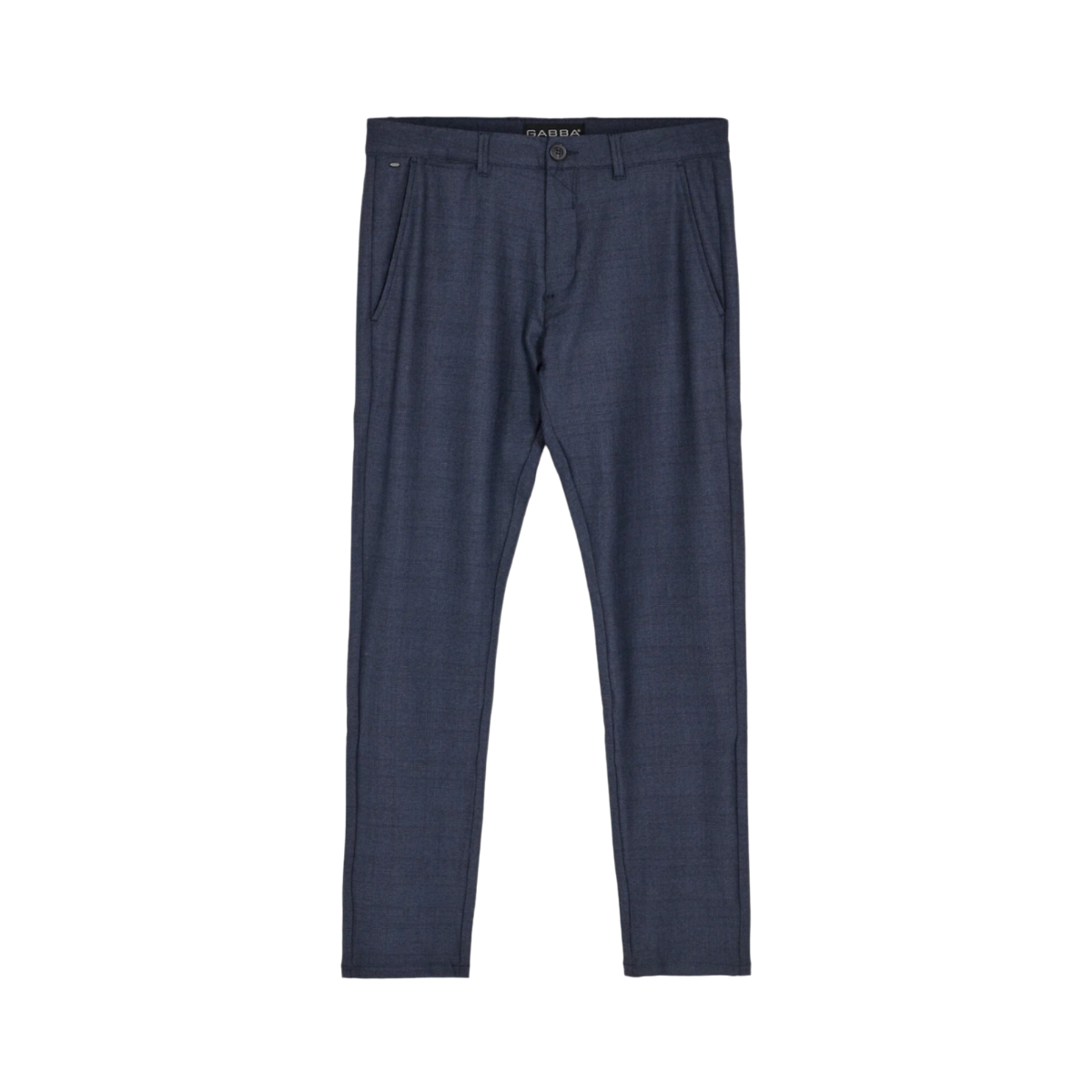 Paul Class Check Pants - Navy