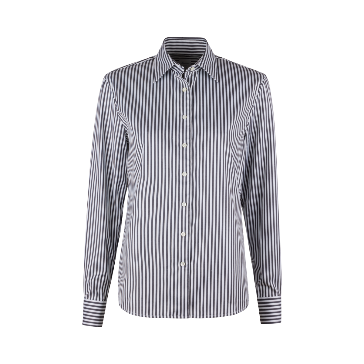 Siri Shirt - Black Stripe
