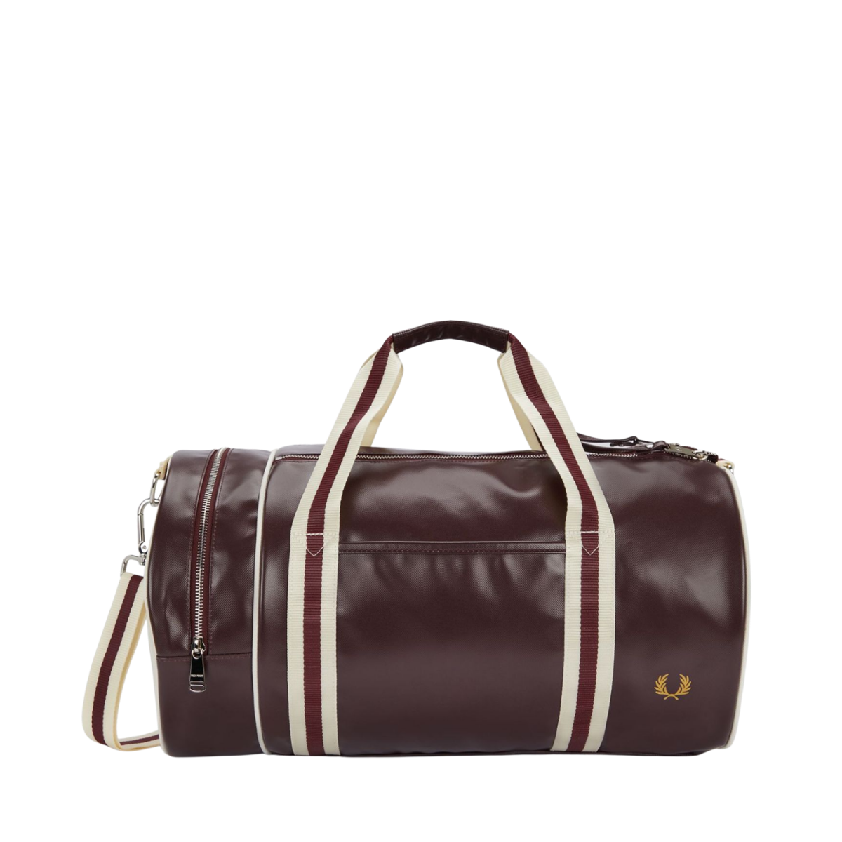 Classic Barrel Bag - Oxblood/Ecru