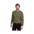 Crew Neck Cable Knit - Green