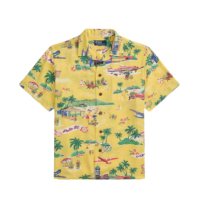 Short Sleeve Sport Shirt - On Holiday Bear