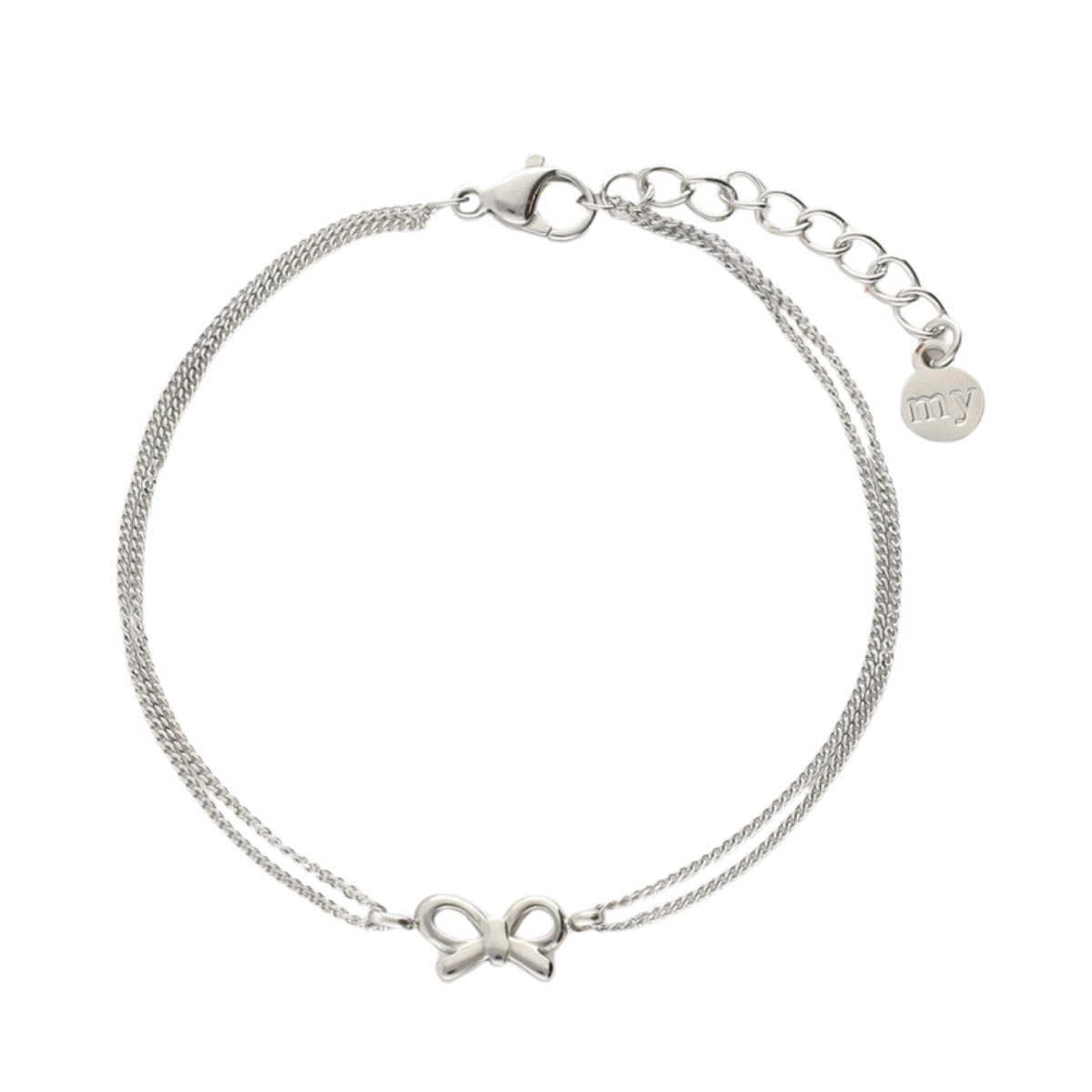 Bracelet Gifting Bow - Silver