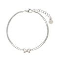 Bracelet Gifting Bow - Silver