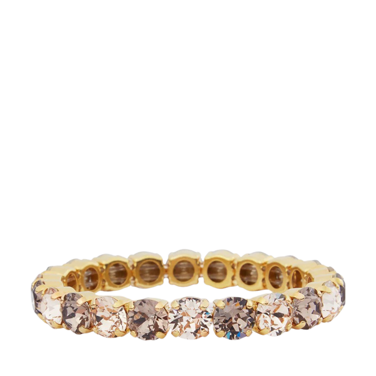 Gia Stud Bracelet Gold - 3801 Greige / Silk Combo