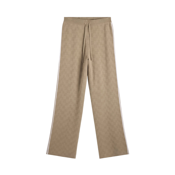 Kera Knitted Jacquard Pant - Brindle
