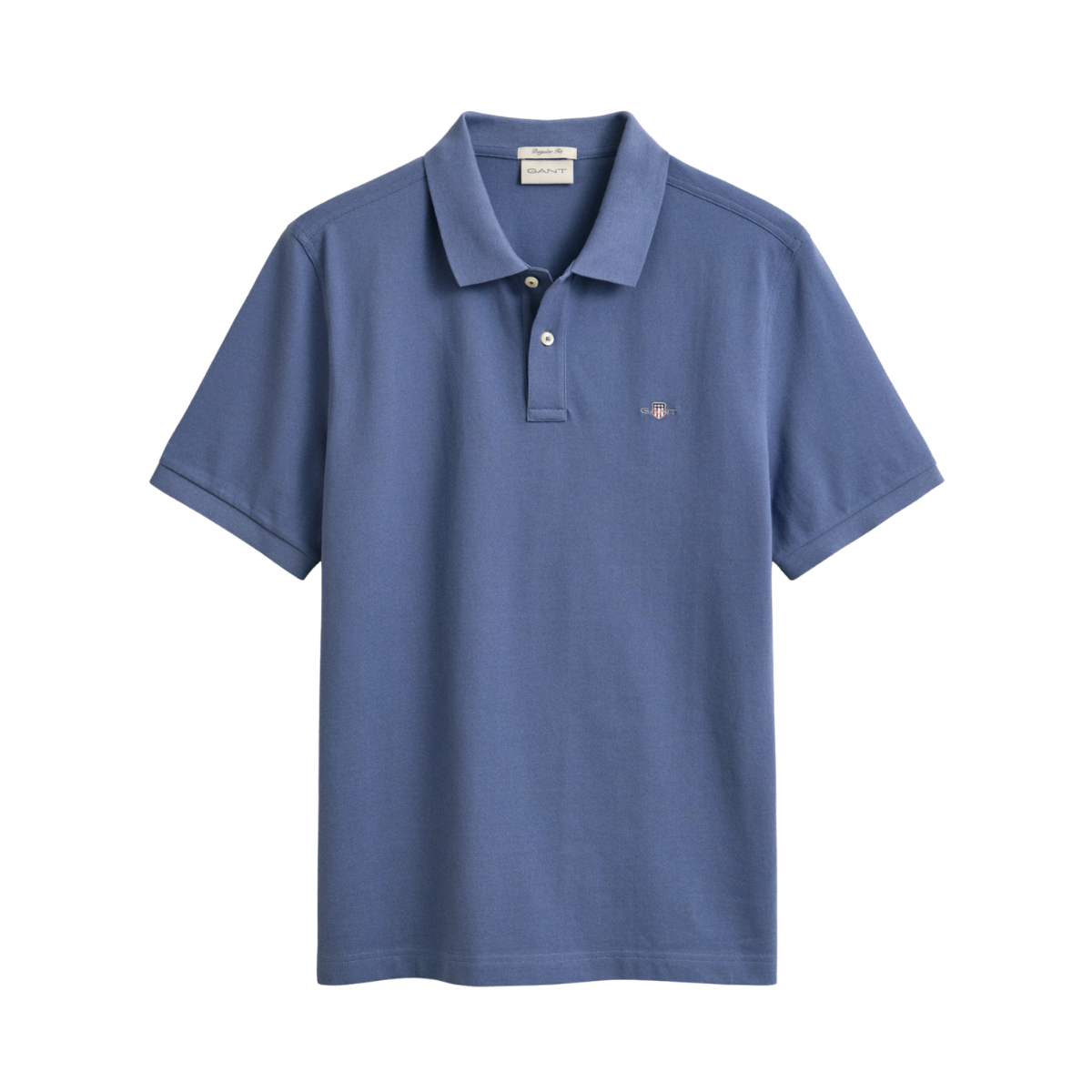 Shield SS Pique Polo - Blue Horizon