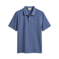 Shield SS Pique Polo - Blue Horizon