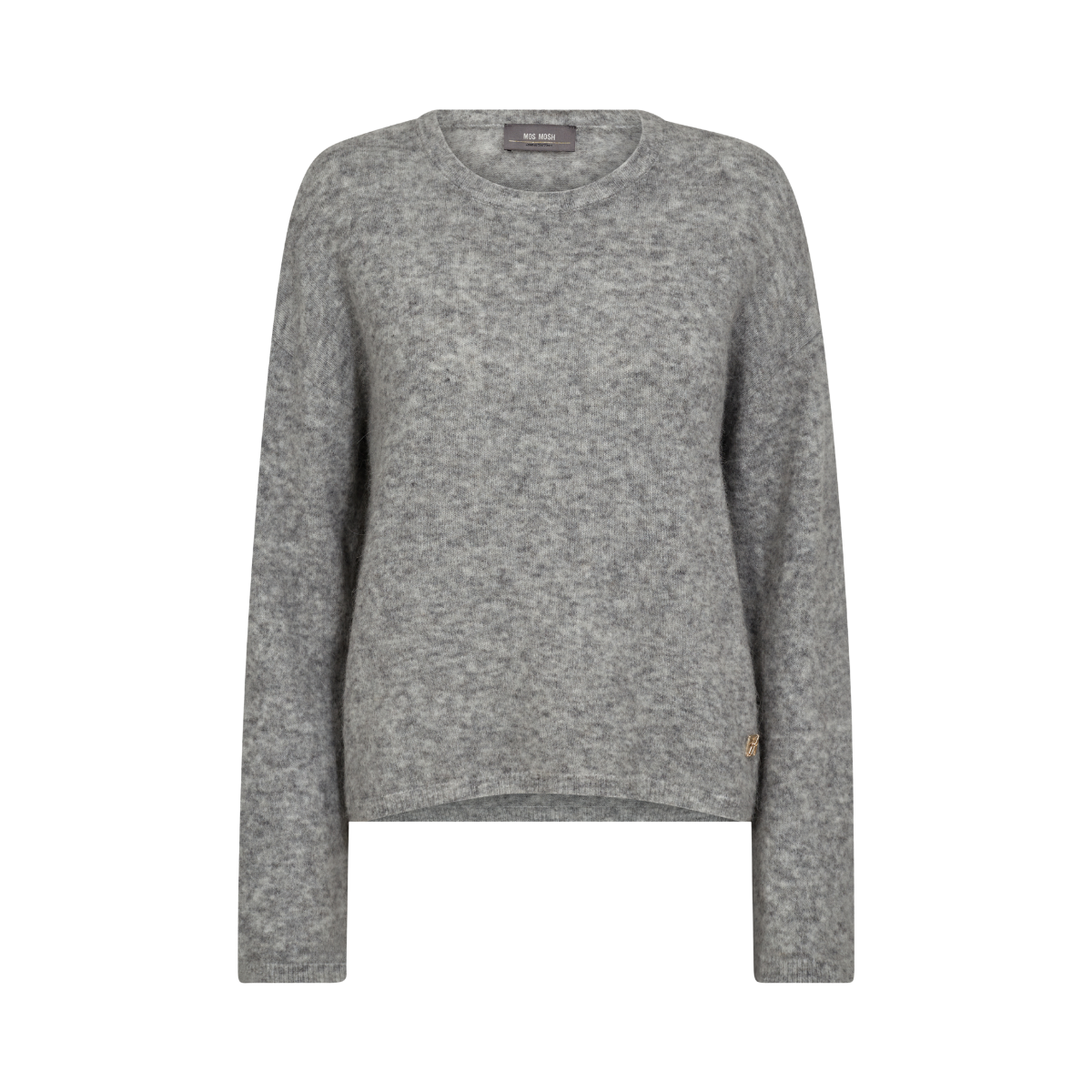 MMMape O-Neck Knit - Grey Melange
