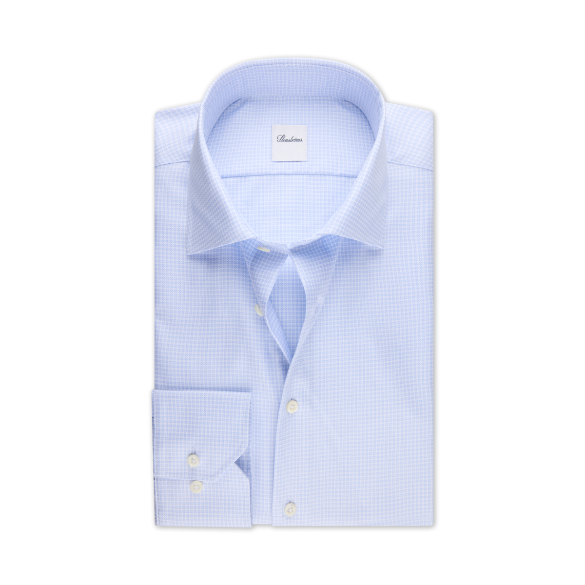 Regular C77 RM cuff - Light blue check