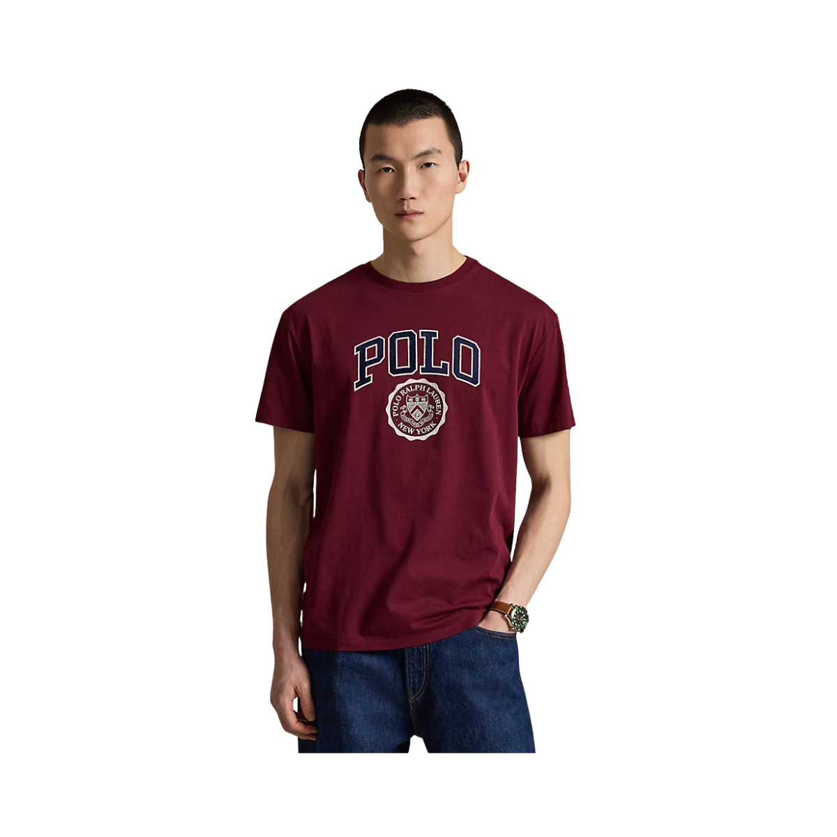 Knit T Shirt - Classic Wine