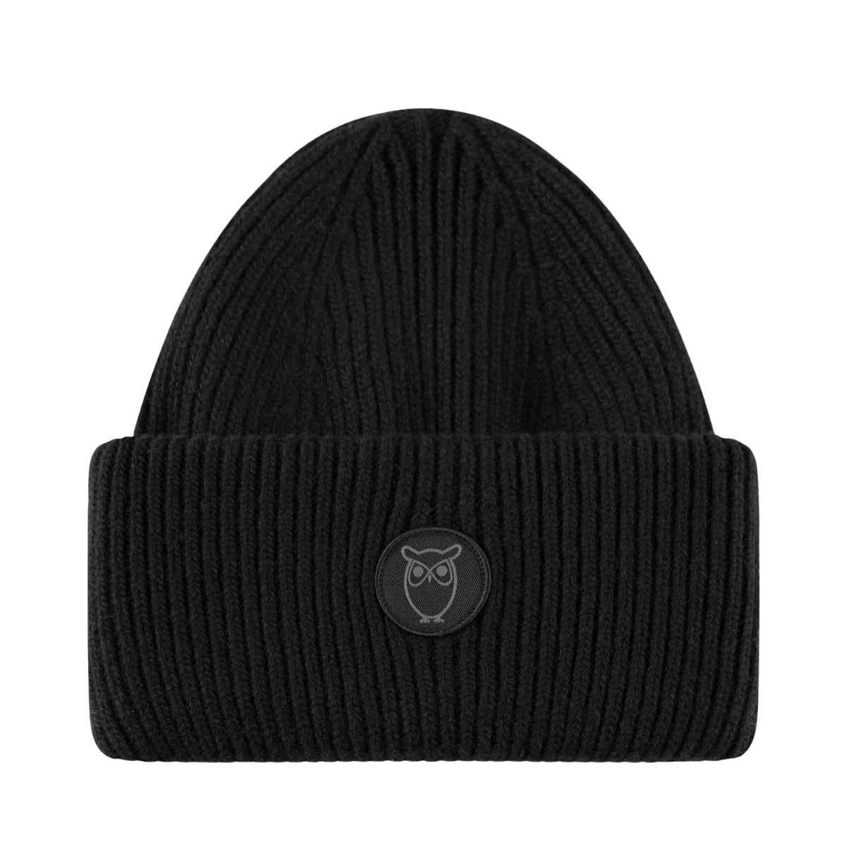 Big Rib Beanie - Black Jet