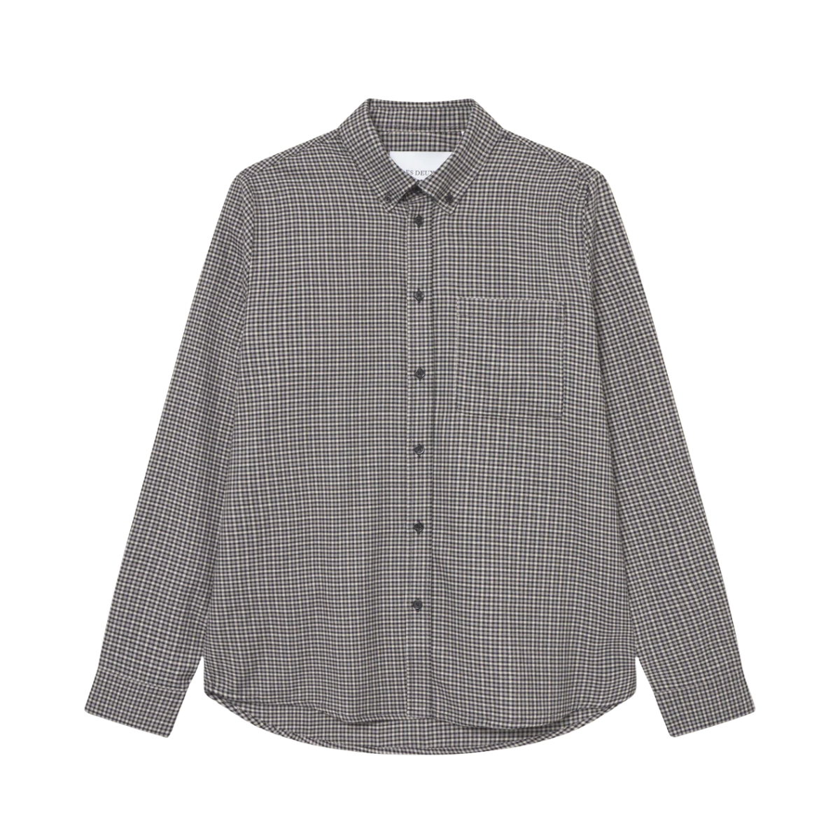 Konrad Check Flannel Shirt - Gargoyle