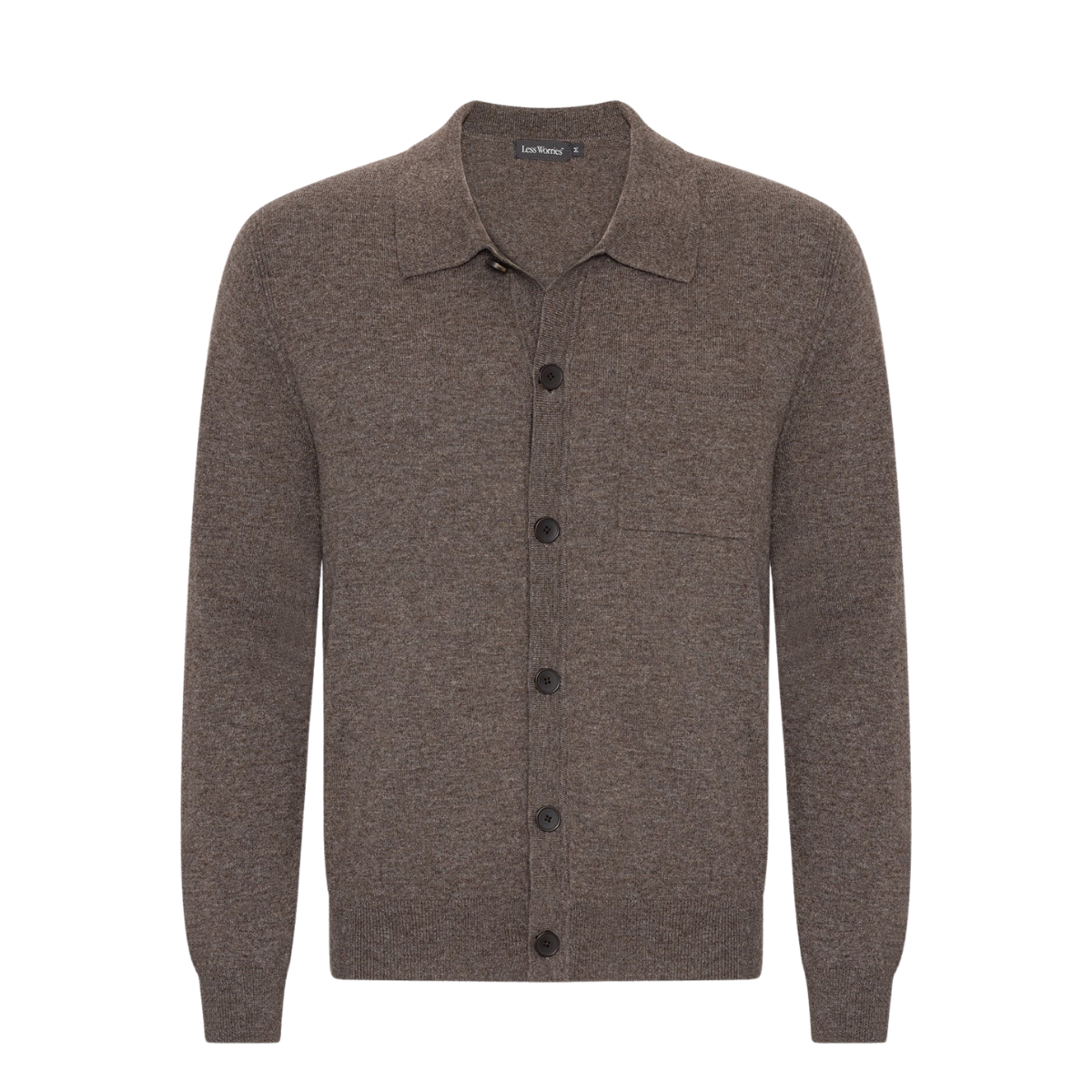 Cashmere Blend Cardigan - Nougat