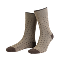 True Dot Ankle Sock - Beige melange