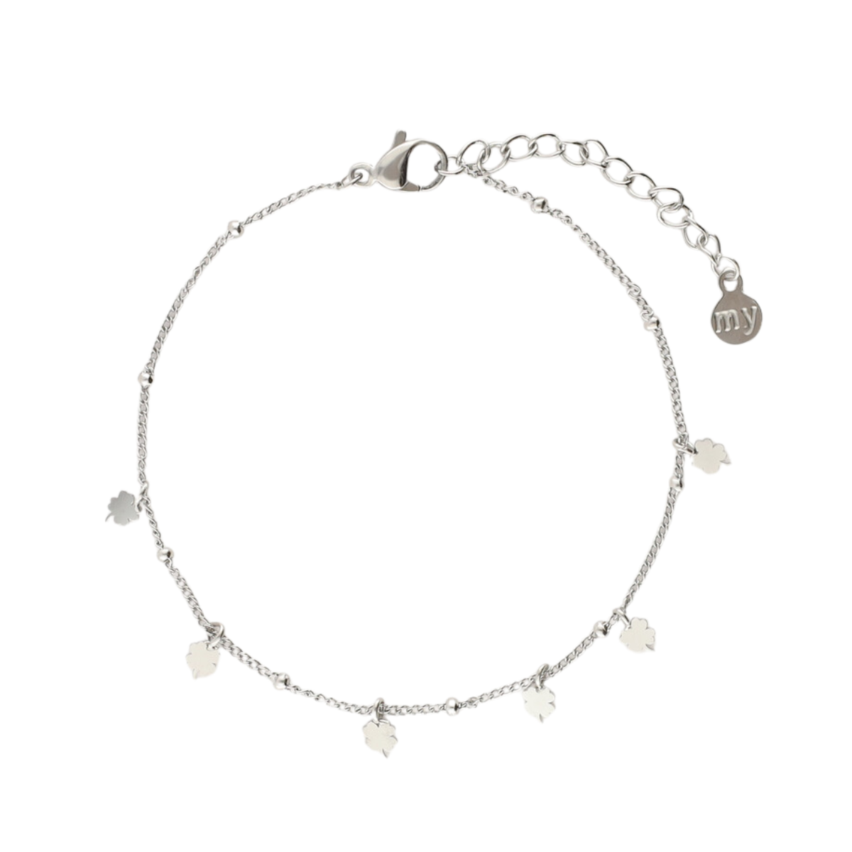 Bracelet clovers - Silver