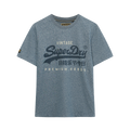 Vl Heritage Relaxed Tee - CLY Denim Blue Marl