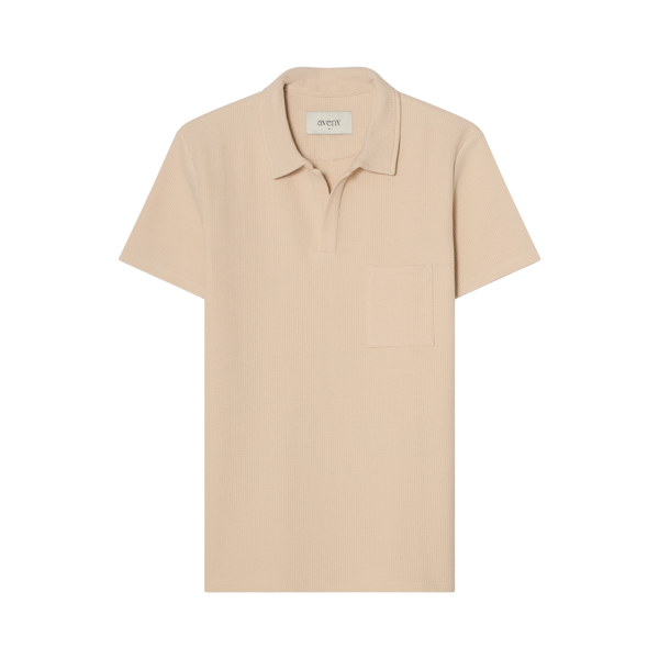 Melrose Polo Waffle - Creme