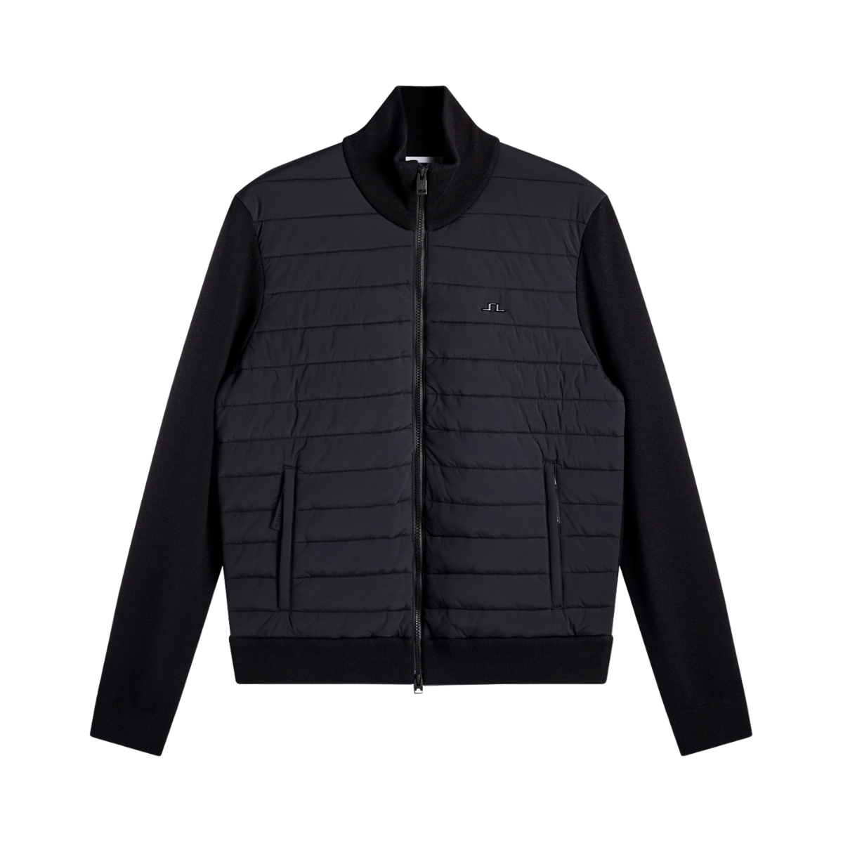 BOEN KNIT HYBRID JACKET - Black