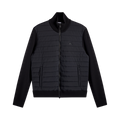 BOEN KNIT HYBRID JACKET - Black