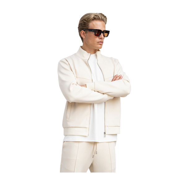Akino Track Jacket - Ecru