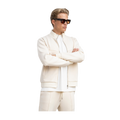 Akino Track Jacket - Ecru